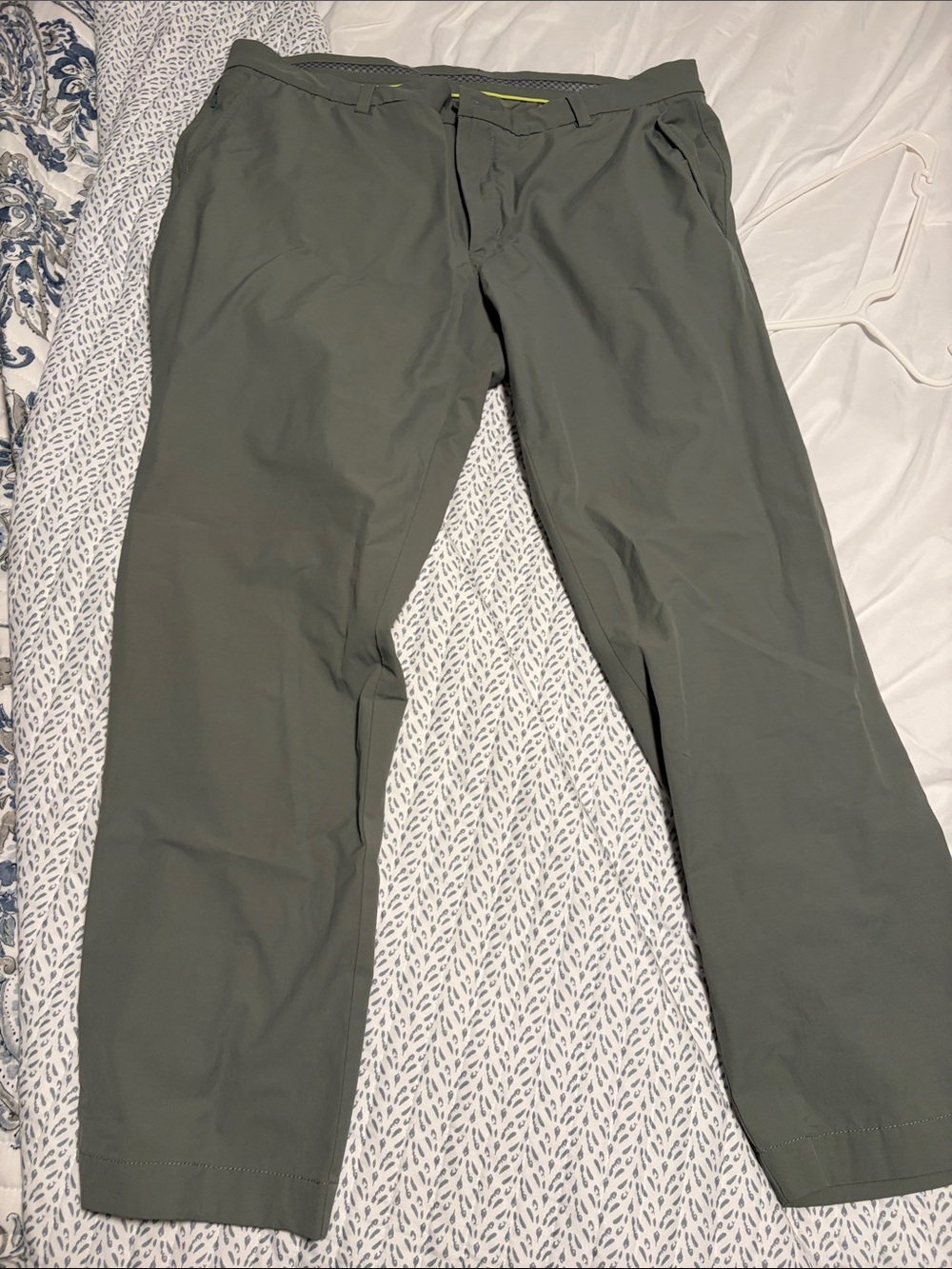 Men's Olive Green Stretch Chino Pants 38x30 Vinyard vines